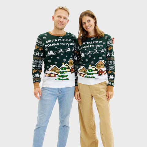 Santa Claus Is Coming To Town met Lichtjes